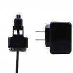 Wholesale iPhone & Micro USB V8V9 2 in 1 Power House Charger